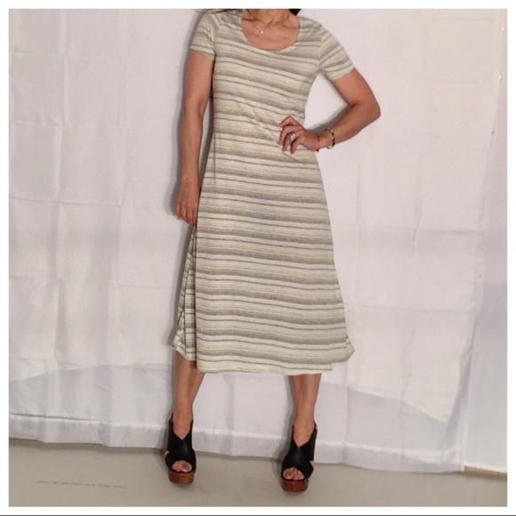 1LEFT Women Beautiful Stripe Midi Dress❤️ - Picture 4 of 7
